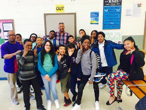 Reynolds Students Black History Class